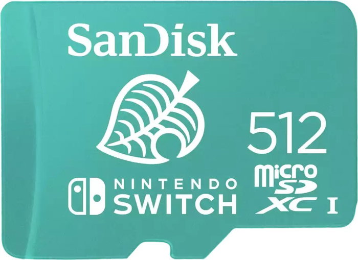 SanDisk Tarjeta de Memoria microSDXC 512 GB para Nintendo Switch, Verde