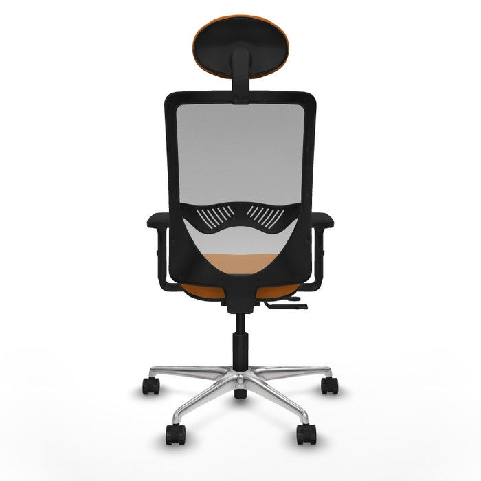 PIQUERAS Y CRESPO Silla de oficina Zulema con mecanismo Sincro/Traslack Naranja y Gris PIQUERAS Y CRESPO Silla de oficina Zulema con mecanismo Sincro/Traslack Naranja y Gris