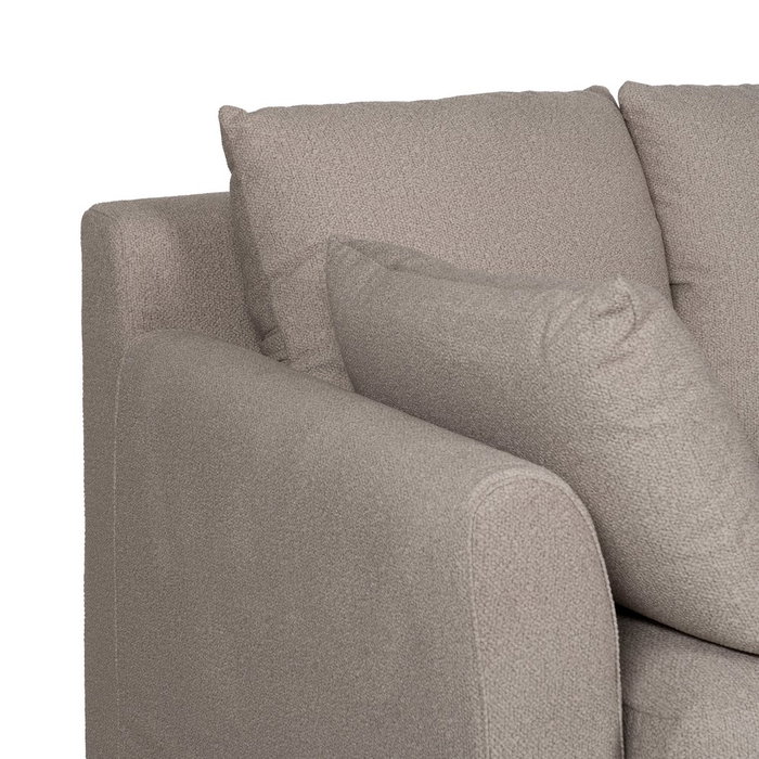 Sofá Beige Tejido Salón 200 X 102 X 100 cm