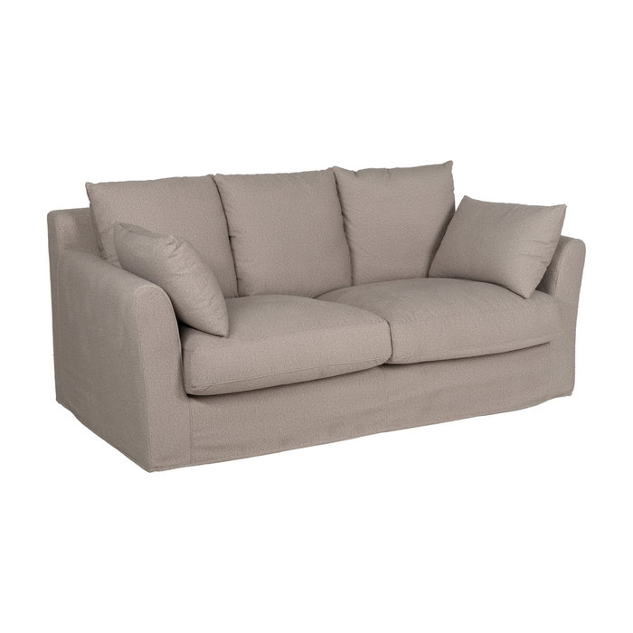 Sofá Beige Tejido Salón 200 X 102 X 100 cm
