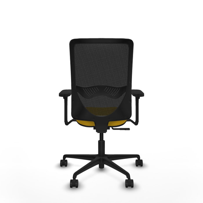PIQUERAS Y CRESPO Silla de oficina Zulema con mecanismo Sincro, Amarillo y Negro PIQUERAS Y CRESPO Silla de oficina Zulema con mecanismo Sincro, Amarillo y Negro