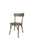 DKD Home Decor Silla Olmo Apilable Envejecido Marrón