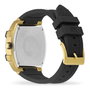 Ice Reloj 023901 con caja dorada y correa blanca