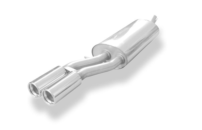 Fox Sistema de Escape con Colas Pulidas Plateado Brillante para Audi A6/S6/RS6 4B Fox Sistema de Escape con Colas Pulidas Plateado Brillante para Audi A6/S6/RS6 4B