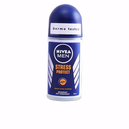 Nivea Men Stress Protect Desodorante Antitranspirante Roll-On 48h Protección, Hombres, 50 ml