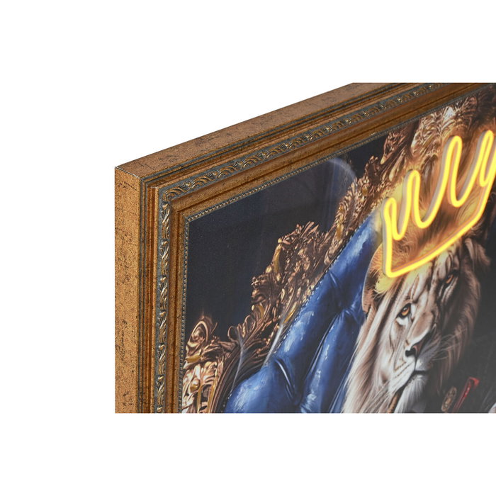 DKD Home Decor Cuadro LED Lienzo Gentleman 100x100cm (Pack de 2) DKD Home Decor Cuadro LED Lienzo Gentleman 100x100cm (Pack de 2)