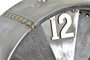 DKD Home Decor Reloj de Pared Loft Gris Metal 40.5 x 9.5 x 41 cm (2 Unidades)