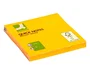 Q-connect Bloc de notas adhesivas quita y pon, naranja neón, 76x76 mm, 80 hojas