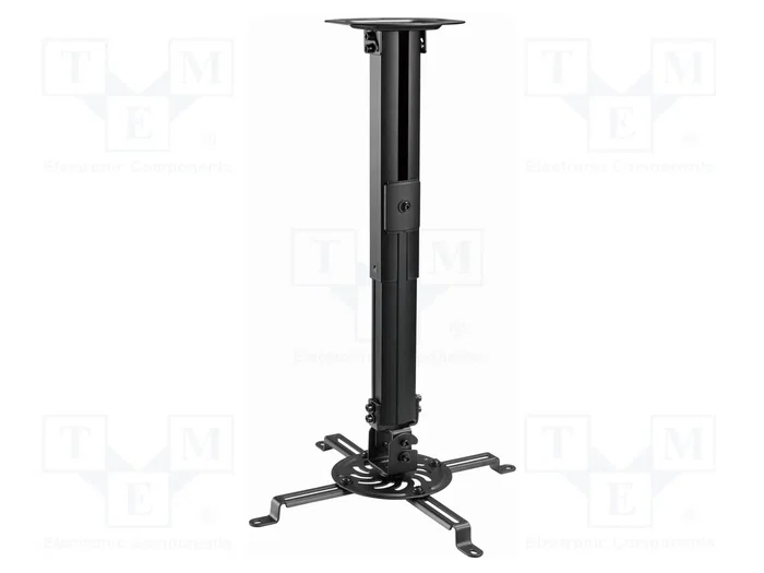 GEMBIRD CM-B-01 Soporte de Techo para Proyector Negro