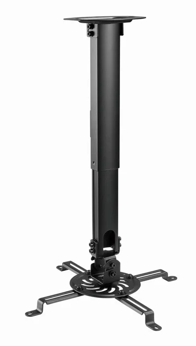 Gembird CM-B-01 Soporte de Techo Ajustable para Proyector, Montaje de Movimiento Completo con Inclinación/Giro/Rotación, Capacidad Máx. 13 kg, Negro