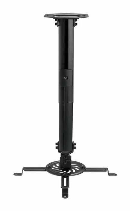Gembird CM-B-01 Soporte de Techo Ajustable para Proyector, Montaje de Movimiento Completo con Inclinación/Giro/Rotación, Capacidad Máx. 13 kg, Negro