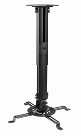 GEMBIRD CM-B-01 Soporte de Proyector de Techo Negro Montaje Ajustable Universal Inclinable Giratorio Máx. 13kg