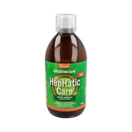 ALKALINE CARE Hephatic Care 500Ml Fórmula de aminoácidos, minerales y plantas para el normal mantenimiento hepático con extractos de cardo mariano y alcachofa