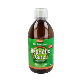 ALKALINE CARE Hephatic Care 500Ml Fórmula de aminoácidos, minerales y plantas para el normal mantenimiento hepático con extractos de cardo mariano y alcachofa