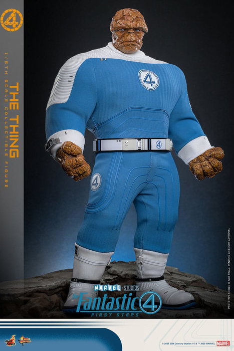 Hot Toys Los Cuatro Fantásticos: The Thing Figura Movie Masterpiece 1/6 de 31 cm
