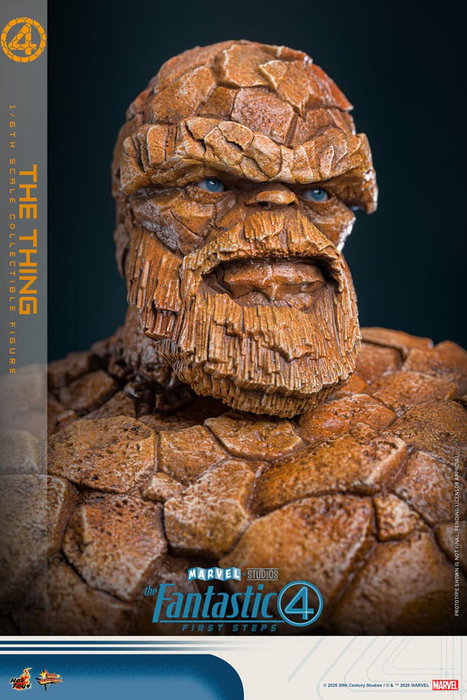 Hot Toys Los Cuatro Fantásticos: The Thing Figura Movie Masterpiece 1/6 de 31 cm