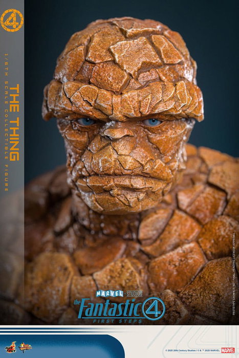 Hot Toys Los Cuatro Fantásticos: The Thing Figura Movie Masterpiece 1/6 de 31 cm