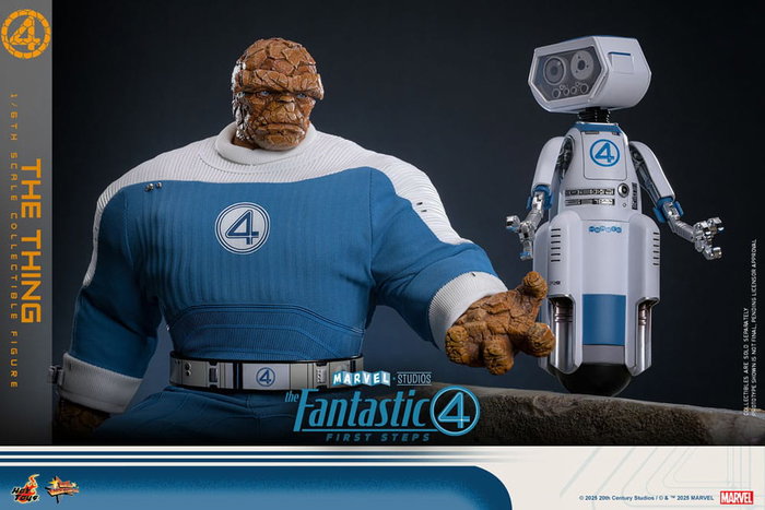 Hot Toys Los Cuatro Fantásticos: The Thing Figura Movie Masterpiece 1/6 de 31 cm