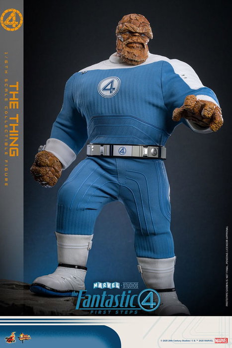 Hot Toys Los Cuatro Fantásticos: The Thing Figura Movie Masterpiece 1/6 de 31 cm