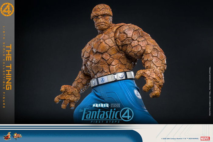 Hot Toys Los Cuatro Fantásticos: The Thing Figura Movie Masterpiece 1/6 de 31 cm
