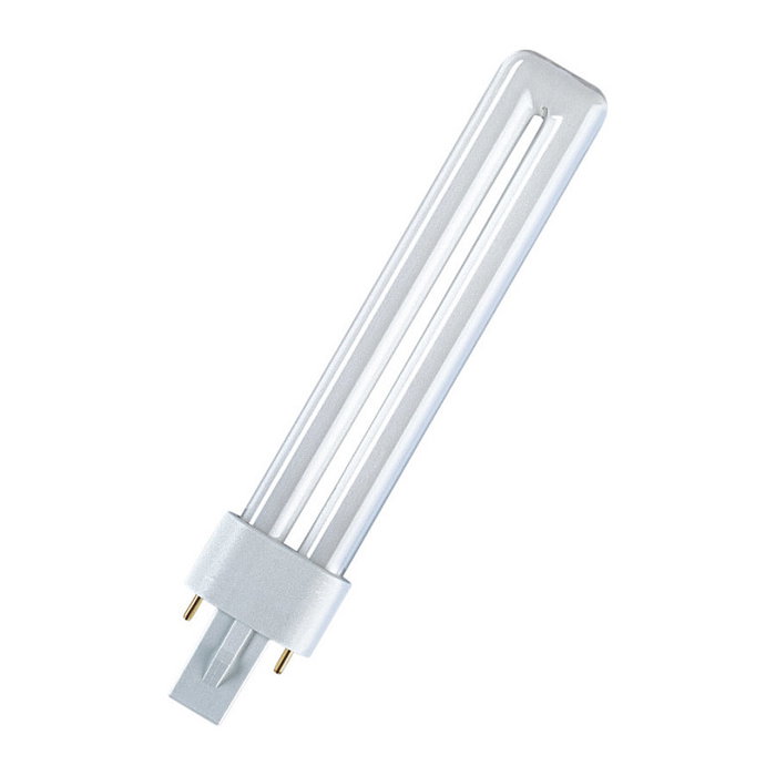 OSRAM DULUX S 9W/827 G23 FS1 - Lámpara Fluorescente Compacta 9W 600lm Luz Cálida 2700K 10000h OSRAM DULUX S 9W/827 G23 FS1 - Lámpara Fluorescente Compacta 9W 600lm Luz Cálida 2700K 10000h
