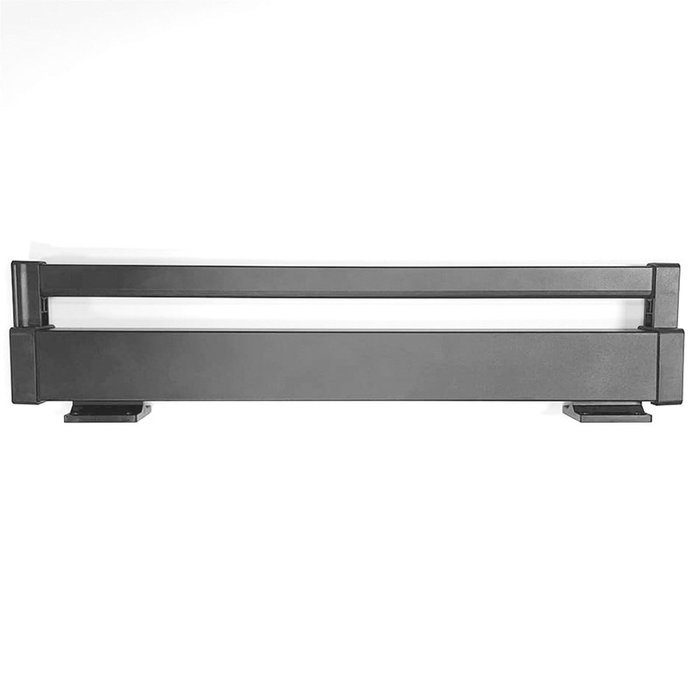 HERRAJES ALK Perchero Frontal Extraíble Óptima L358/458 Grafito Largo 358mm/458mm para Armario