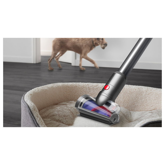 Dyson V12 Detect Slim Submarine - Aspiradora Escoba 3 en 1 Sin Bolsa, Sistema de Limpieza en Seco y Húmedo, Filtro HEPA, Color Níquel y Amarillo