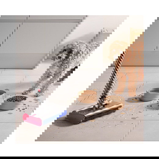 Dyson V12 Detect Slim Submarine - Aspiradora Escoba 3 en 1 Sin Bolsa, Sistema de Limpieza en Seco y Húmedo, Filtro HEPA, Color Níquel y Amarillo