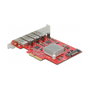 DeLOCK 90481 Tarjeta PCI Express a 4 x USB 3.2 Gen 2