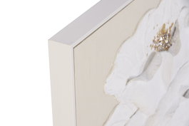 DKD Home Decor Cuadro Lienzo Flor Pintado a Mano Surtido de 2 Unidades