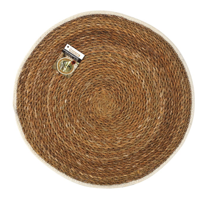 Privilege Salvamantel Seagrass Redondo con Ribete 45 cm (36 Unidades)