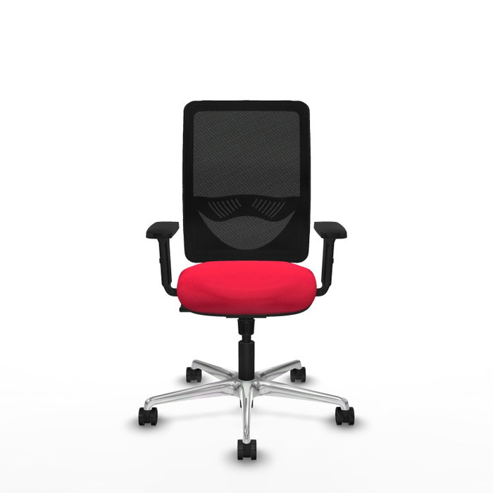 PIQUERAS Y CRESPO Silla de oficina Zulema con mecanismo Sincro, Rojo y Negro PIQUERAS Y CRESPO Silla de oficina Zulema con mecanismo Sincro, Rojo y Negro