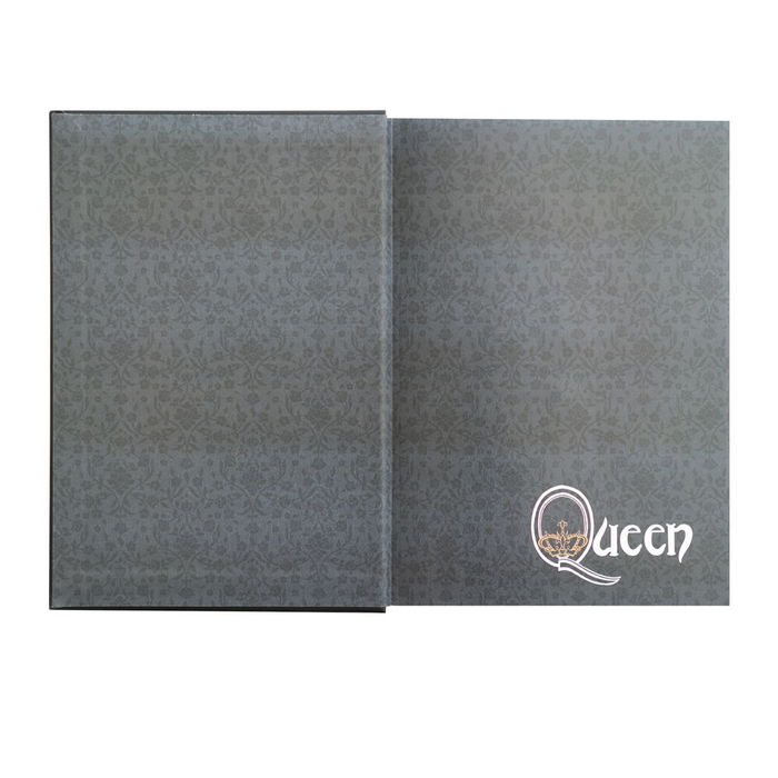 ERIK Cuaderno A5 Premium Queen 96 hojas Tapa Dura Laminada Mate Interior Bullet Cinta Marcapáginas Bolsillo ERIK Cuaderno A5 Premium Queen 96 hojas Tapa Dura Laminada Mate Interior Bullet Cinta Marcapáginas Bolsillo