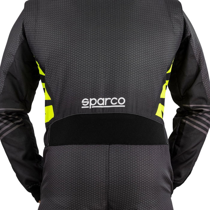 Sparco Traje de Carreras Infinity 5.0 Talla 52 Gris Oscuro/Amarillo Fluor