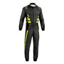 Sparco Traje de Carreras Infinity 5.0 Talla 52 Gris Oscuro/Amarillo Fluor