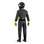Sparco Traje de Carreras Infinity 5.0 Talla 52 Gris Oscuro/Amarillo Fluor