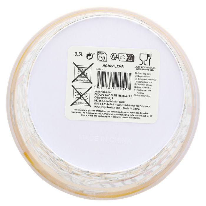 Totally Addict Cubo Palomitas 3,5 L 18x17 cm Totally Addict Cubo Palomitas 3,5 L 18x17 cm