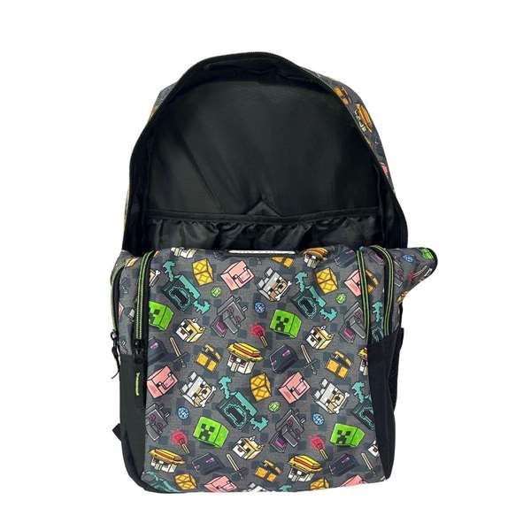 Toybags Mochila Primaria Minecraft Personajes doble compartimento y adaptable a carro