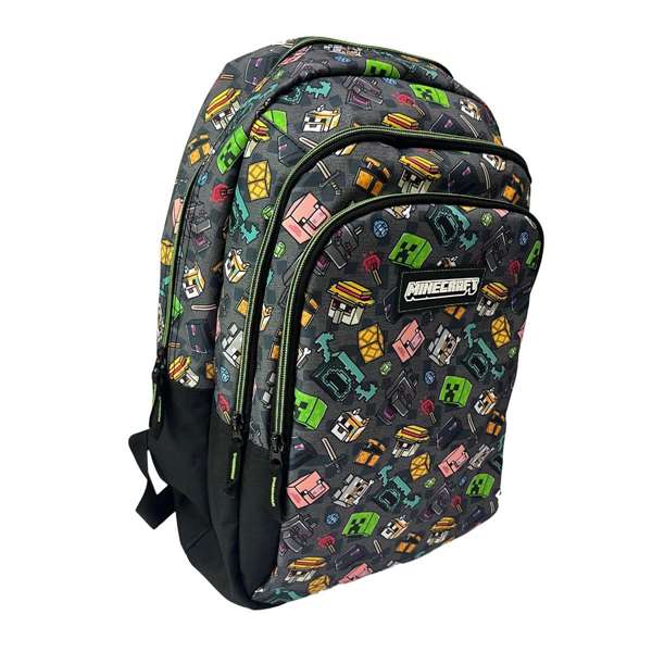 Toybags Mochila Primaria Minecraft Personajes doble compartimento y adaptable a carro