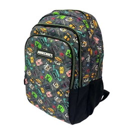 Toybags Mochila Primaria Minecraft Personajes doble compartimento y adaptable a carro