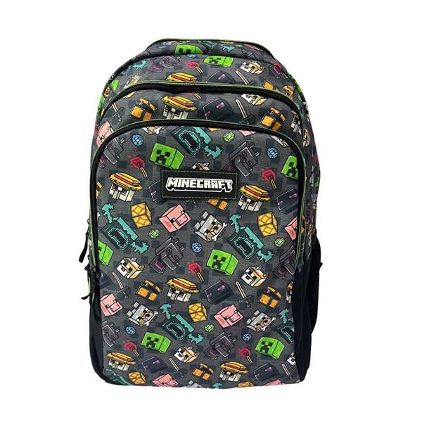 Toybags Mochila Primaria Minecraft Personajes doble compartimento y adaptable a carro