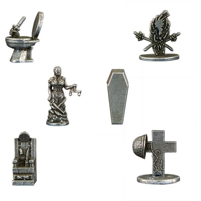 Winning Moves Monopoly Metallica WIN5036905054676 Juego de Mesa con temática de Gira Mundial