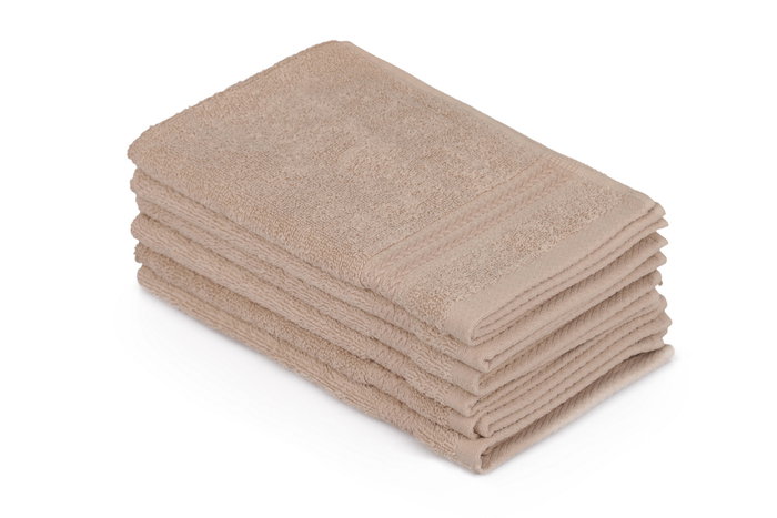 Mijölnir Juego de Toallas de Baño 100% Algodón 500 gr/m² 30x50 cm Beige Mijölnir Juego de Toallas de Baño 100% Algodón 500 gr/m² 30x50 cm Beige