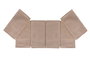 Mijölnir Juego de Toallas de Baño 100% Algodón 500 gr/m² 30x50 cm Beige