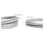 Digitus Cable de interconexión CAT 6A U/FTP Slim de 1 m, Gris