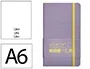 Antartik Cuaderno A6 Tapa Blanda Hojas Lisas Morado y Amarillo 100 Hojas 80gr FSC