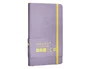 Antartik Cuaderno A6 Tapa Blanda Hojas Lisas Morado y Amarillo 100 Hojas 80gr FSC