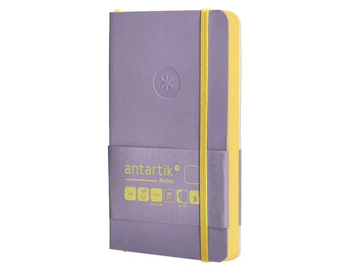 Antartik Cuaderno Antartik Notes tapa blanda hojas lisas morado y amarillo Antartik Cuaderno Antartik Notes tapa blanda hojas lisas morado y amarillo