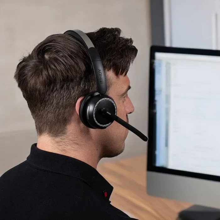 LINDY L118 Auriculares Inalámbricos de Diadema para Oficina