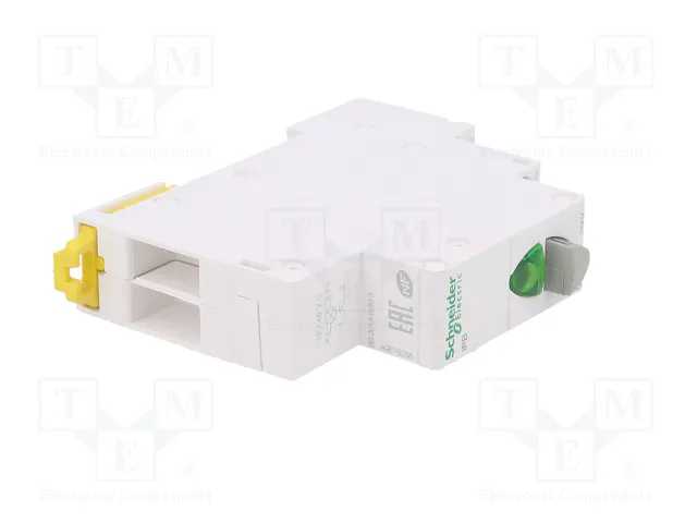 SCHNEIDER ELECTRIC Interruptor de botón ACTI9 gris con LED verde